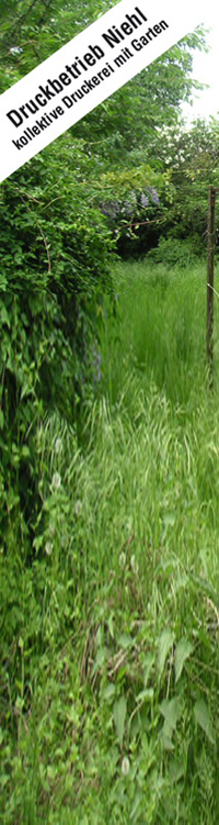 Druckbetrieb Niehl: Druckerei und Grafik mit Garten